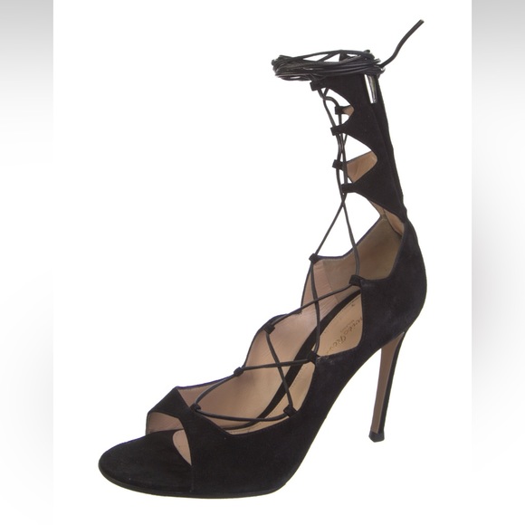 Gianvito Rossi Suede Gladiator Sandals - Picture 2 of 3